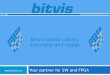 110001011010011110100111011011010011110011 Bitvis Utility Library Concepts and usage Your partner for SW and FPGA 