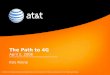 © 2008 AT&T Intellectual Property. All rights reserved. AT&T and the AT&T logo are trademarks of AT&T Intellectual Property. The Path to 4G April 2, 2008