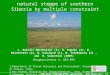 Carbon balance assessment of a natural steppe of southern Siberia by multiple constraint approach L. Belelli Marchesini (1), D. Papale (1), M. Reichstein