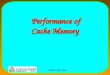 COMP381 by M. Hamdi 1 Performance of Cache Memory