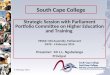 South Cape College Strategic Session with Parliament Portfolio Committee on Higher Education and Training VENUE: Old Assembly, Parliament DATE: 4 February