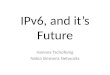 IPv6, and it’s Future Hannes Tschofenig Nokia Siemens Networks