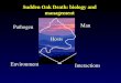 Sudden Oak Death: biology and managementPathogen Hosts Environment Interactions Man