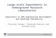 EURADWASTE´04 Large-scale Experiments in Underground Research Laboratories Experience in EBS Engineering Development and Handling Feasibility Christer