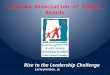 Alabama Association of School Boards Rise to the Leadership Challenge Larry Jemison, Jr