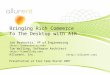 Bringing Rich Commerce To The Desktop with AIR Joe Berkovitz, VP of Engineering ( ) Tim Walling, Software Architect ( )