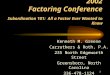 1 2002 Factoring Conference Subordination 101: All a Factor Ever Wanted to Know Kenneth M. Greene Carruthers & Roth, P.A. 235 North Edgeworth Street Greensboro,