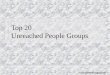 Top 20 Unreached People Groups 