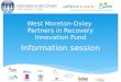 West Moreton-Oxley Partners in Recovery Innovation Fund Information session