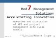 2008-11-11  2008 Robert Grupe. All rights reserved. Red 7 Management Solutions Accelerating Innovation Overview and discussion of NPD and project management