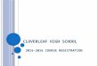 CLOVERLEAF HIGH SCHOOL 2015-2016 COURSE REGISTRATION
