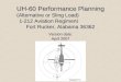 UH-60 Performance Planning (Alternative or Sling Load) 1-212 Aviation Regiment Fort Rucker, Alabama 36362 Version date: April 2007