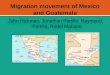 Migration movement of Mexico and Guatemala John Hickman, Jonathan Portillo, Raymond Portillo, Rodel Mariano
