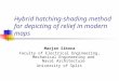 Hybrid hatching-shading method for depicting of relief in modern maps Marjan Sikora Faculty of Electrical Engineering, Mechanical Engineering and Naval