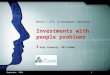 Investments with people problems Metis Life Investment Seminar Gary Connolly, MD iCubed September 20141