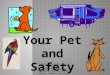 Your Pet and Safety Prepared by Barb and Jim Westcott Nebraska Disaster Awareness/Safety Captain Family Campers and RVers 2009