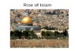 Rise of Islam. The Middle East Themes in Islamic History Islam as Religion Islam as State & Empire Islam as Civilization