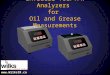 InfraCal TOG/TPH Analyzers for Oil and Grease Measurements 