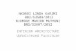 NKOROI LINDA KARIMI B02/53589/2012 NJOROGE MARION MUTHONI B02/52607/2012 INTERIOR ARCHITECTURE Upholstered Furniture