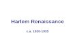 Harlem Renaissance c.a. 1920-1935. Boll Weevil WWI