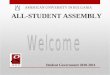 AMERICAN UNIVERSITY IN BULGARIA ALL-STUDENT ASSEMBLY Student Government 2010-2011