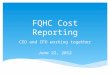 FQHC Cost Reporting CEO and CFO working together June 22, 2012