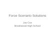 Force Scenario Solutions Joe Cox Brookwood High School