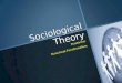 Sociological Theory PositivismStructural-Functionalism