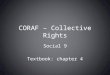 CORAF – Collective Rights Social 9 Textbook: chapter 4