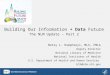 + Data Building Our Information + Data Future The NLM Update – Part 2 Betsy L. Humphreys, MLS, FMLA Deputy Director National Library of Medicine National