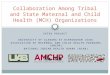 CATSO PROJECT UNIVERSITY OF ALABAMA AT BIRMINGHAM (UAB) ASSOCIATION OF MATERNAL AND CHILD HEALTH PROGRAMS (AMCHP) NATIONAL INDIAN HEALTH BOARD (NIHB) Collaboration