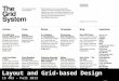 Layout and Grid-based Design IS 403 – Fall 2013 12