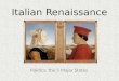 Italian Renaissance Politics: the 5 Major States