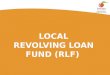 LOCAL REVOLVING LOAN FUND (RLF). Page 2 Local Revolving Loan Funds Indications that HUD and GAO will heavily monitor and audit the RLF activities HUD