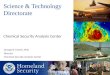 Science & Technology Directorate Chemical Security Analysis Center George R. Famini, PhD Director Chemical Security Analysis Center