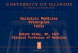 Geriatric Medicine Principles Falls Robert Kirby, MD, FACP Clinical Professor of Medicine