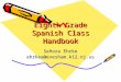 Eighth Grade Spanish Class Handbook Señora Ehrke ehrkea@evesham.k12.nj.us