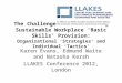 The Challenge of Establishing Sustainable Workplace ‘Basic Skills’ Provision: Organizational ‘Strategies’ and Individual ‘Tactics’ Karen Evans, Edmund