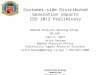 California Energy Commission  Customer-side Distributed Generation Impacts CED 2013 Preliminary Demand Analysis Working Group DG PUP June