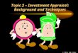 © Chia Fah Choy 2005 Topic 2 – Investment Appraisal: Background and Techniques