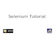 Selenium Tutorial. What is Selenium? Javascript framework that runs in your web- browser Works anywhere Javascript is supported Hooks for many other languages
