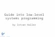Guide into low-level systems programming by Istvan Haller