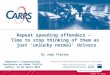 Repeat speeding offenders – Time to stop thinking of them as just ‘unlucky normal’ drivers Dr Judy Fleiter CRICOS No. 00213J Edmonton’s International Conference