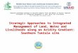 Strategic Approaches to Integrated Management of Land, Water and Livelihoods along an Aridity Gradient: Southern Tunisia site Regional Knowledge Exchange