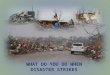 WHAT DO YOU DO WHEN DISASTER STRIKES Shelby - Pottawattamie - Harrison Disaster Response Task Force