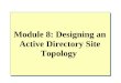 Module 8: Designing an Active Directory Site Topology