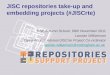 JISC repositories take-up and embedding projects (#JISCrte) RSP Autumn School, 08th November 2011 Laurian Williamson Open Access Adviser/JISCrte Project