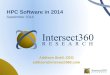 HPC Software in 2014 September 2014 Addison Snell, CEO addison@intersect360.com
