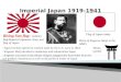 Japan forcibly opened to western trade by the U.S. navy in 1854 Emperor Meiji decided to modernize and industrialize Japan Emperor was head of the Shinto