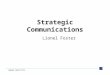 URBAN INSTITUTE Strategic Communications Lionel Foster